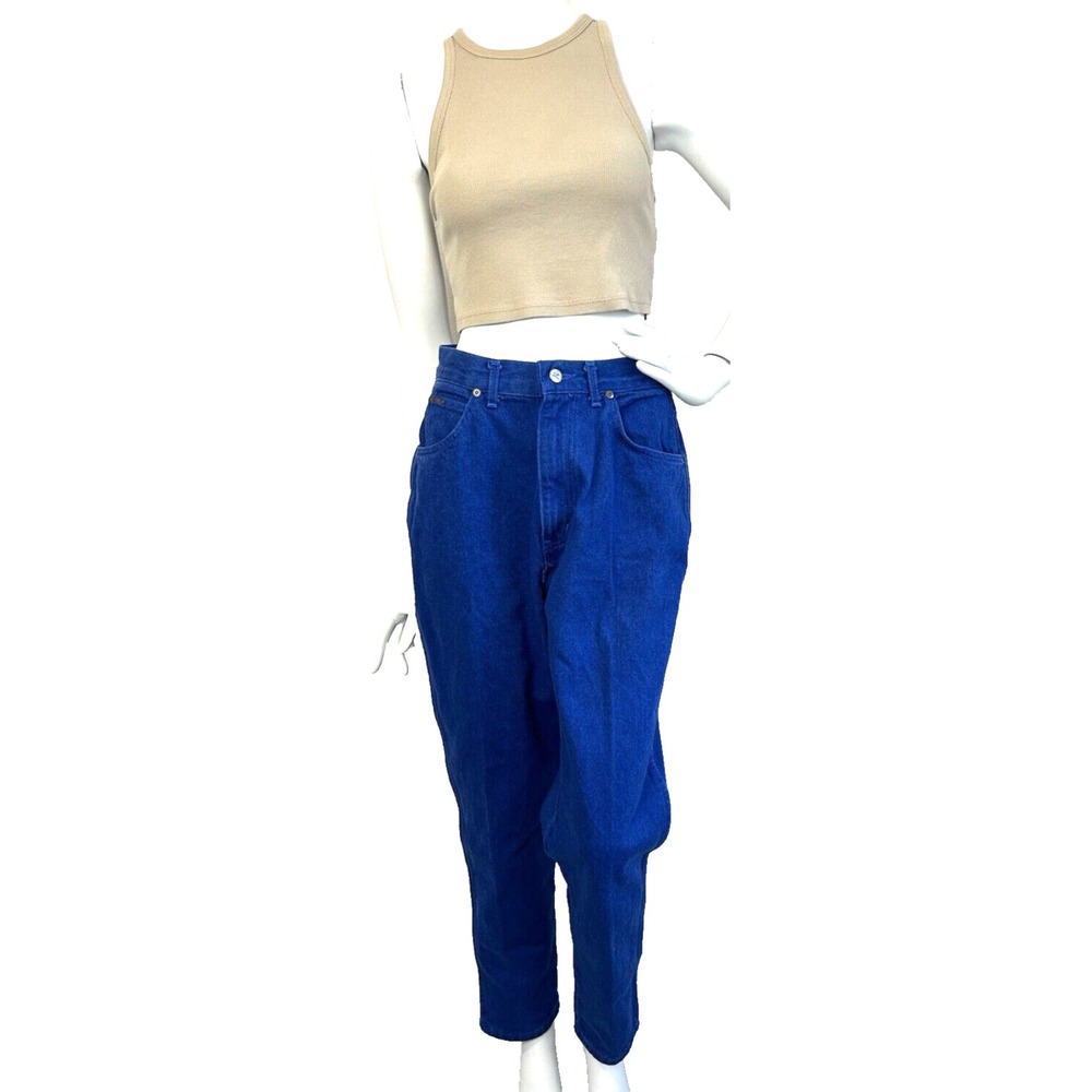 Vintage Chic Jeans NWT Size 14 28 Waist High Waist Mom Jeans Tapered Ankle Denim